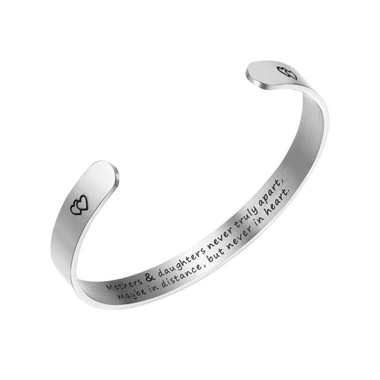 Mother'S Day Ornaments Lettered Titanium Steel Bracelet