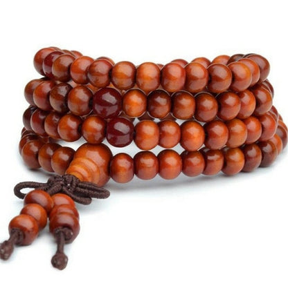 9 Styles 6mm Natural Sandalwood Buddhist Buddha Wood Prayer Beaded