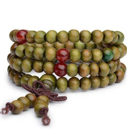 9 Styles 6mm Natural Sandalwood Buddhist Buddha Wood Prayer Beaded