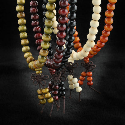 9 Styles 6mm Natural Sandalwood Buddhist Buddha Wood Prayer Beaded