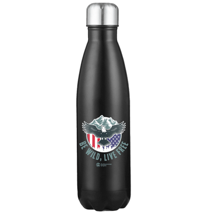 Be Wild Be Free Stainless Steel Water Bottle