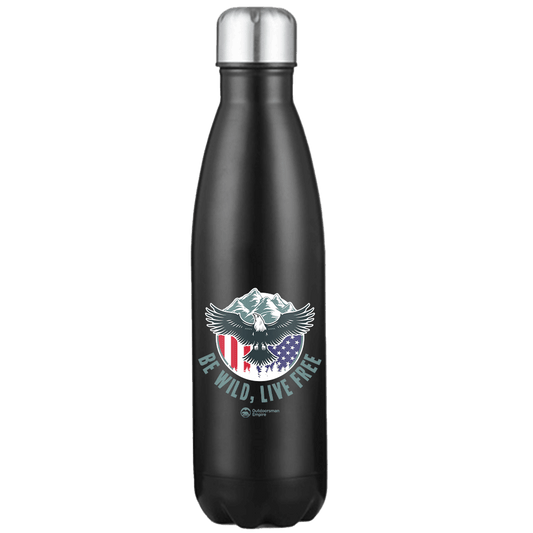 Be Wild Be Free Stainless Steel Water Bottle