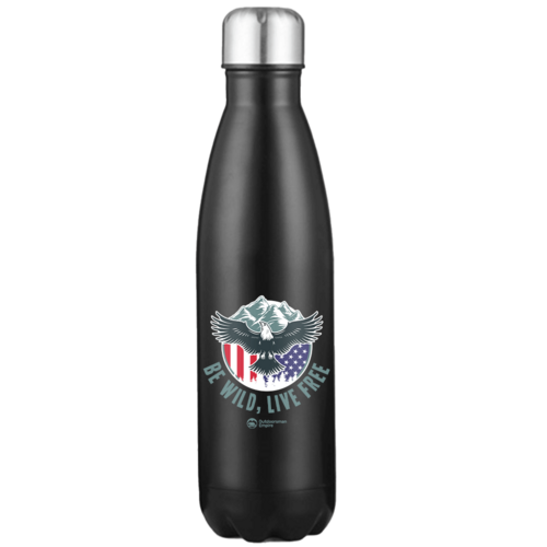 Be Wild Be Free Stainless Steel Water Bottle