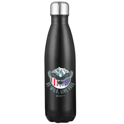 Be Wild Be Free Stainless Steel Water Bottle