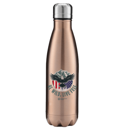 Be Wild Be Free Stainless Steel Water Bottle