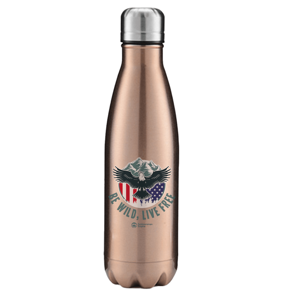 Be Wild Be Free Stainless Steel Water Bottle