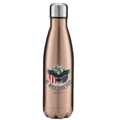 Be Wild Be Free Stainless Steel Water Bottle