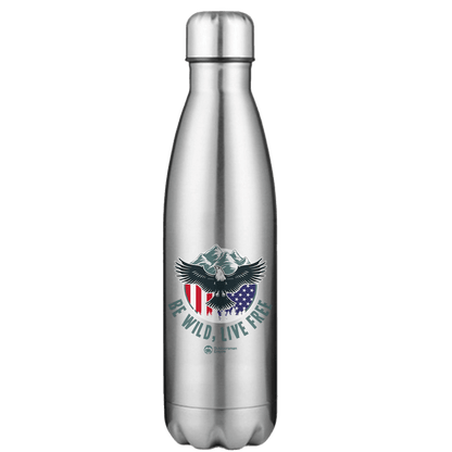 Be Wild Be Free Stainless Steel Water Bottle