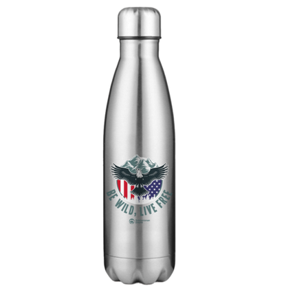 Be Wild Be Free Stainless Steel Water Bottle