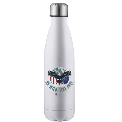 Be Wild Be Free Stainless Steel Water Bottle