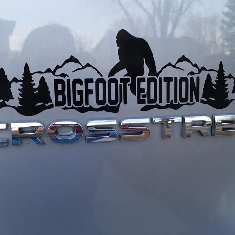 Bigfoot Edition Sub Cross Vinyl Car Stickers Funny Waterproof Emblem