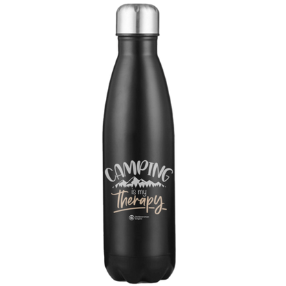 Camping Is My Therapy Stainless Steel Water Bottle