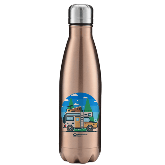 Funny Camping Stainless Steel Water Bottle