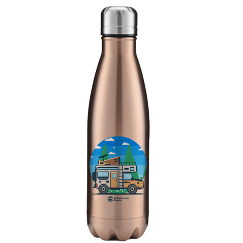 Funny Camping Stainless Steel Water Bottle