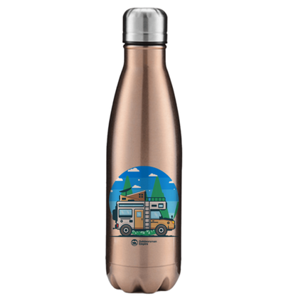 Funny Camping Stainless Steel Water Bottle