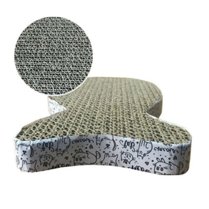 Wear-resistant Cat Scratch Pad Fish Shape Mini Cat Scratcher Board