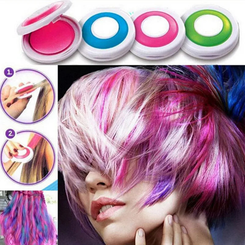 Hot 4 colors Hair Color Hair Chalk Powder European Temporary Pastel