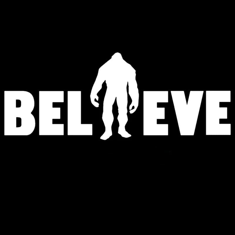 16*6.2cm BIGFOOT BELIEVE SASQUATCH Car Bumper Laptop Sticker Funny Car