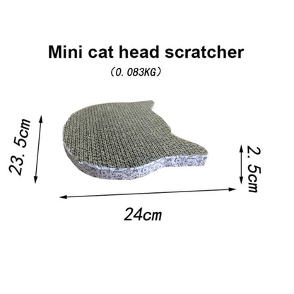 Wear-resistant Cat Scratch Pad Fish Shape Mini Cat Scratcher Board