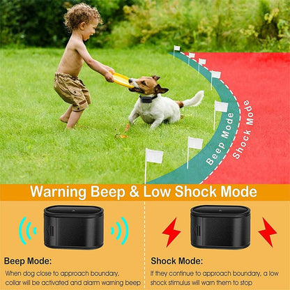 Invisible Wireless Electric Dog Fence System Outdoor Dog Training