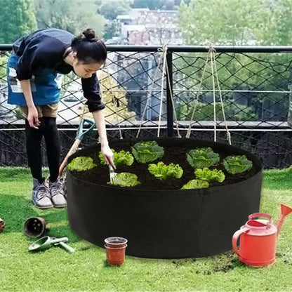 Fabric Grow Pot Outdoor Vegetable Planter Planting Bags Garden Living