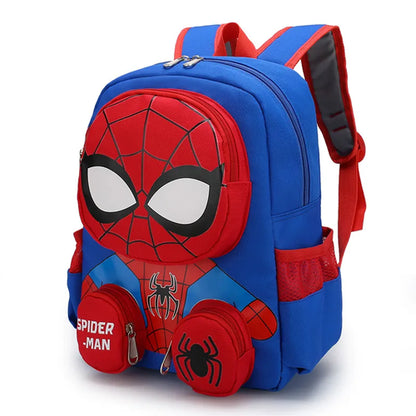 Spiderman Backpacks Super Heroes Student School Bag Cartoon 3d Stereo