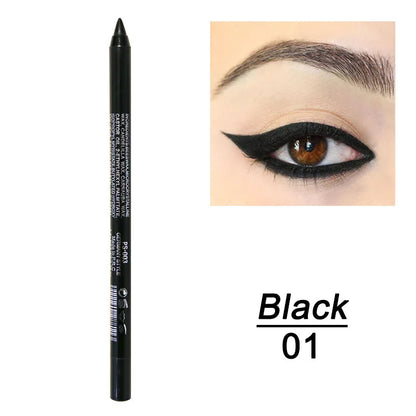 6 Colors Long-lasting Eye Liner Pencil Waterproof Pigment Blue Brown