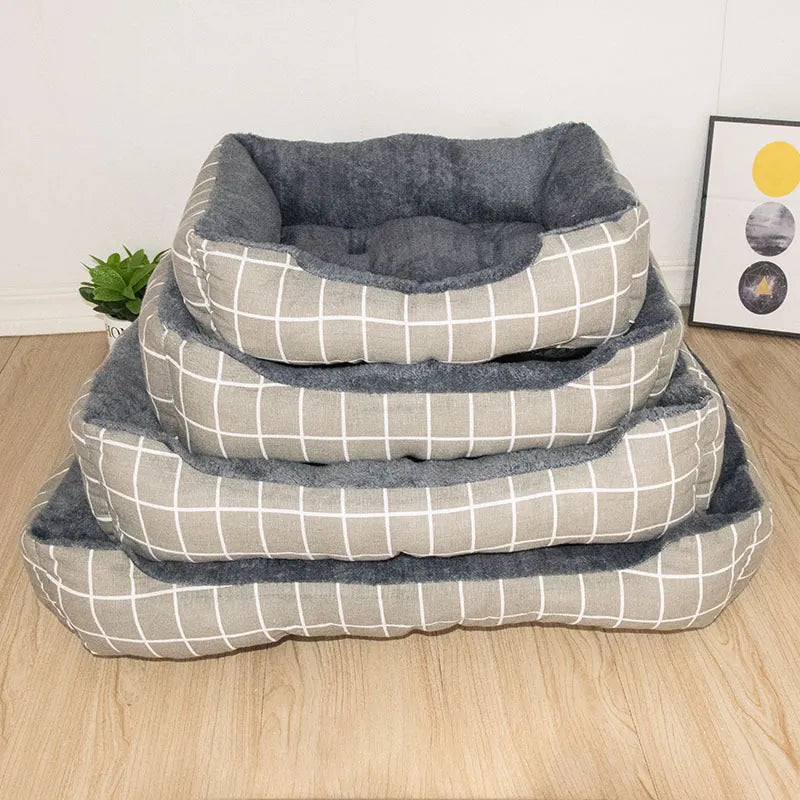 Pet Dog Cat Bed Mat Large Dog Sofa Bed Warm Pet Nest Kennel For Small