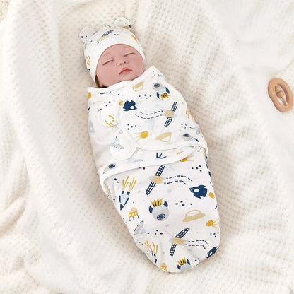 80cm Baby Swaddle Blanket Simple Sleeping Bag Wrap Adjustable Wrap