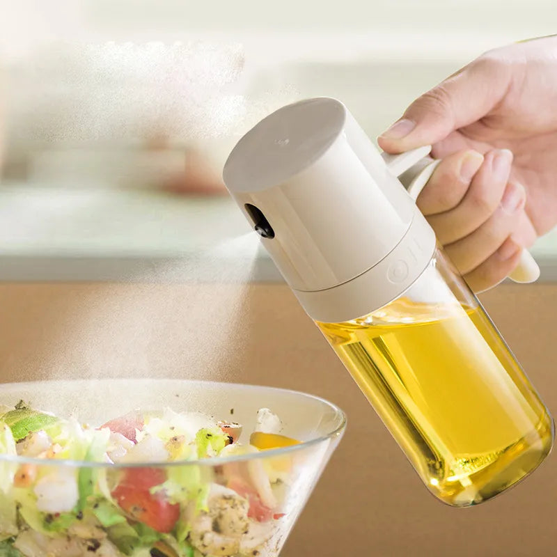 Oil Spray Bottle 250ml High Borosilicate Glass Cooking Oil Dispensers