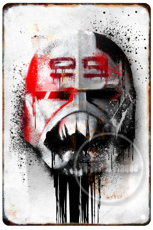 Star Wars Vader Vintage Metal Poster Movie Retro Tin Sign Cinema Wall