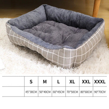 Pet Dog Cat Bed Mat Large Dog Sofa Bed Warm Pet Nest Kennel For Small