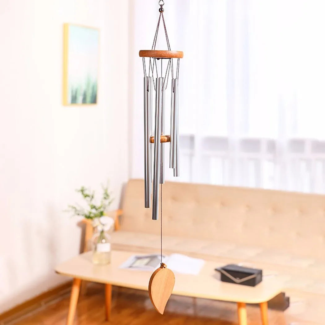 Money Tree 6 Tubes Wind Chimes Bell Good Luck Decorations Home Garden