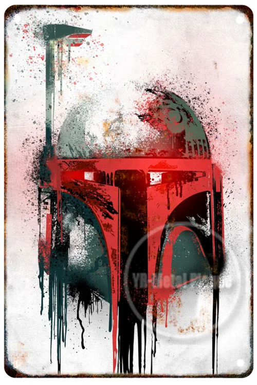 Star Wars Vader Vintage Metal Poster Movie Retro Tin Sign Cinema Wall