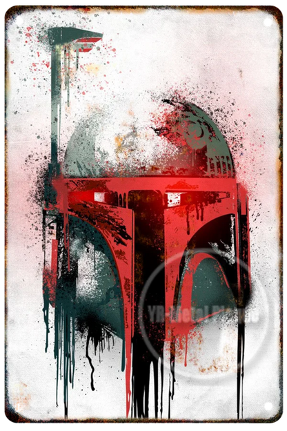 Star Wars Vader Vintage Metal Poster Movie Retro Tin Sign Cinema Wall