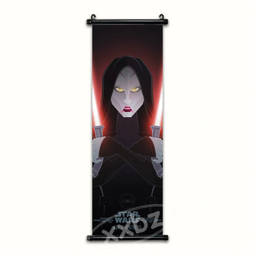 Star Wars Scrolls Picture Wallpaper Luke Skywalker Poster General Leia