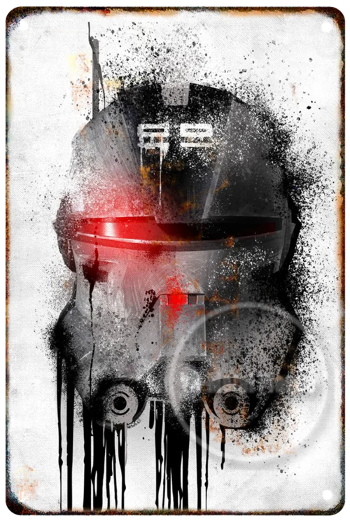 Star Wars Vader Vintage Metal Poster Movie Retro Tin Sign Cinema Wall