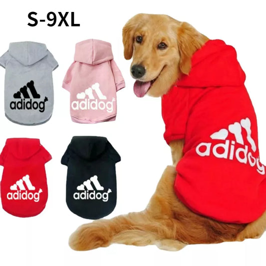 2021 Winter Pet Dog Clothes Dogs Hoodies Fleece Warm Sweatshirt Small