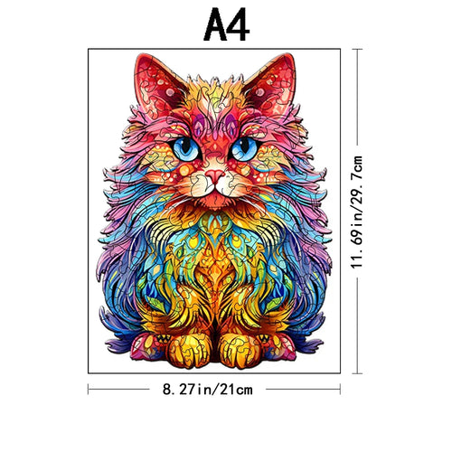 Persian Cat - Wooden Puzzles for Advanced Players - Creative Various