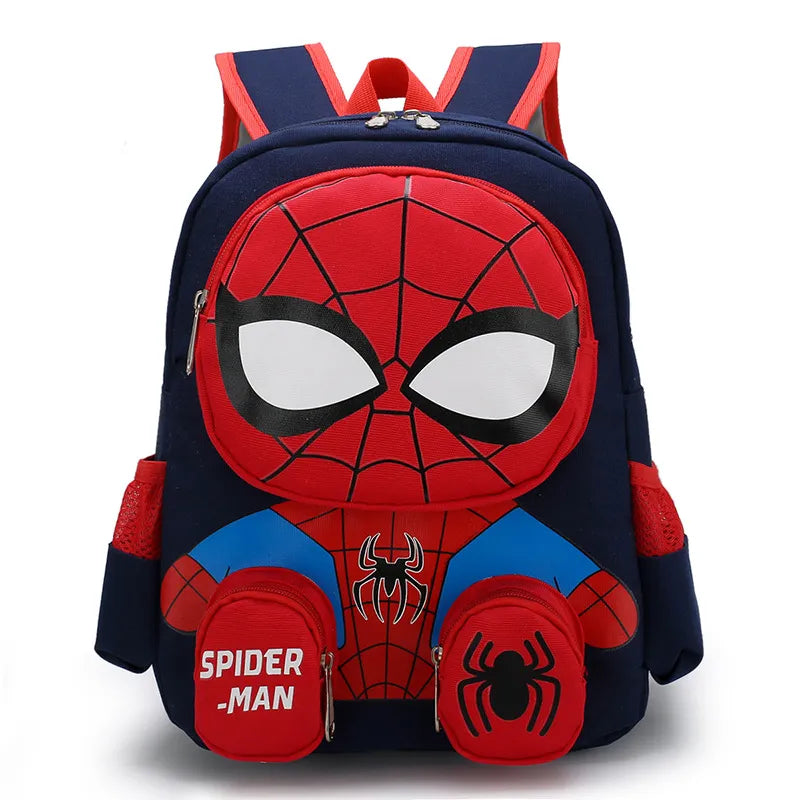 Spiderman Backpacks Super Heroes Student School Bag Cartoon 3d Stereo