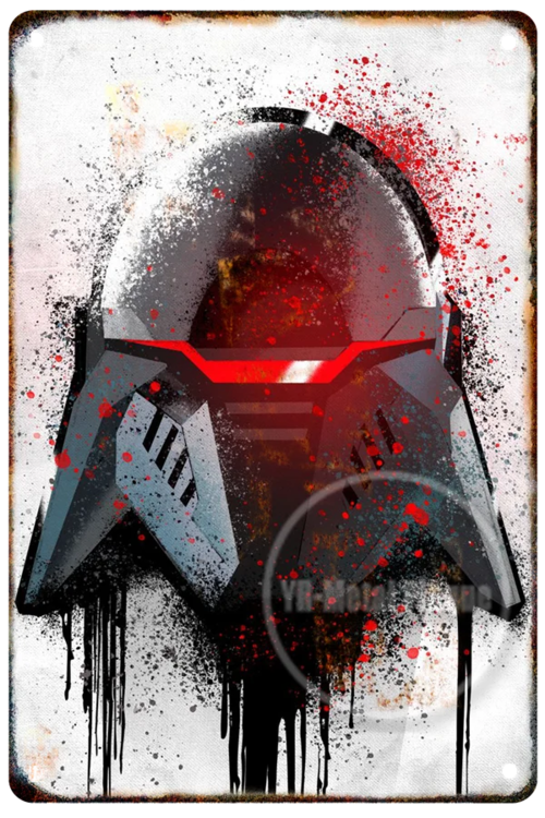 Star Wars Vader Vintage Metal Poster Movie Retro Tin Sign Cinema Wall