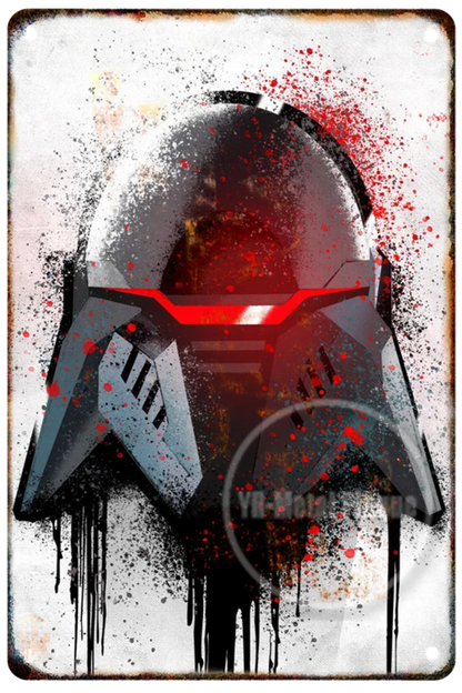 Star Wars Vader Vintage Metal Poster Movie Retro Tin Sign Cinema Wall