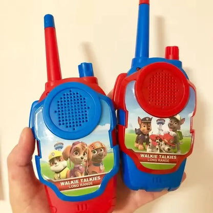 PAW Patrols Toy Walkie Talkies Set Children Walkie Radio Cartoon Kids