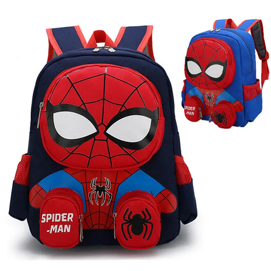 Spiderman Backpacks Super Heroes Student School Bag Cartoon 3d Stereo