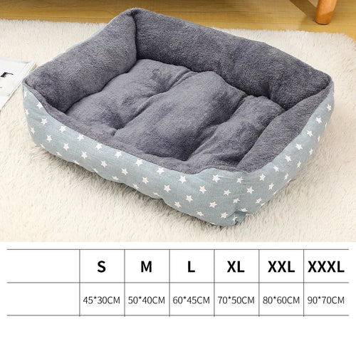 Pet Dog Cat Bed Mat Large Dog Sofa Bed Warm Pet Nest Kennel For Small