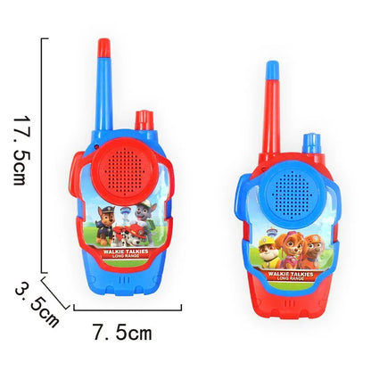 PAW Patrols Toy Walkie Talkies Set Children Walkie Radio Cartoon Kids