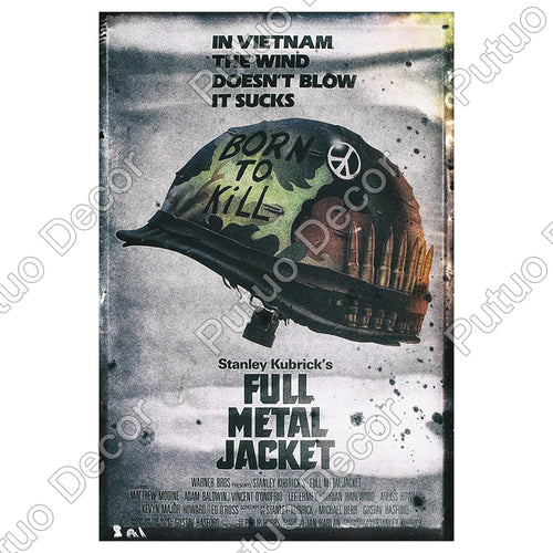 Putuo Decor Movie Metal Sign Plaque Metal Vintage Metal Poster Tin