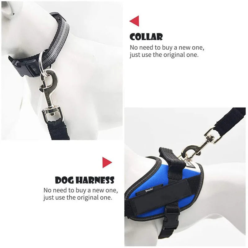 Adjustable Pet Dog Cat Car Seat Belt Quick Release Harness Belt Travel