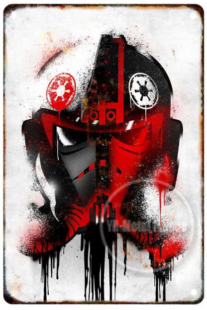 Star Wars Vader Vintage Metal Poster Movie Retro Tin Sign Cinema Wall