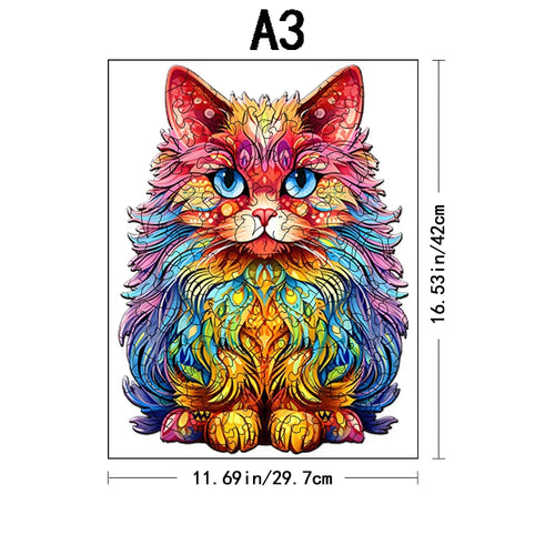 Persian Cat - Wooden Puzzles for Advanced Players - Creative Various